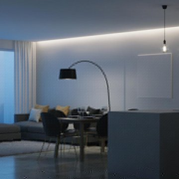 Светодиодная лента Apeyron 14,4W/m 60LED/m 5050SMD холодный белый 5M 00-309