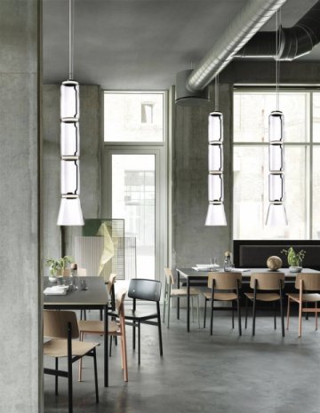 Подвесной светодиодный светильник Milosh Tendence 0749PLB-4BK