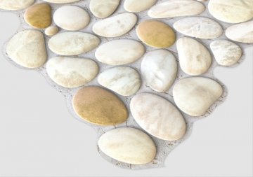 Камень «Галька перламутровая»