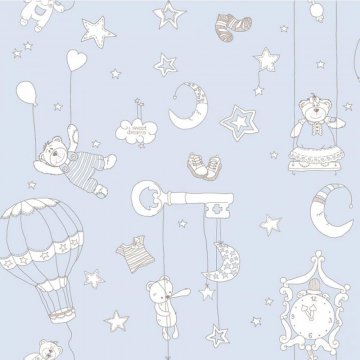 Обои Parato (Cristiana Masi) Bim Bum Bam 2233