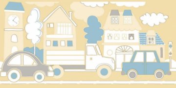 Обои Parato (Cristiana Masi) Bim Bum Bam 2277