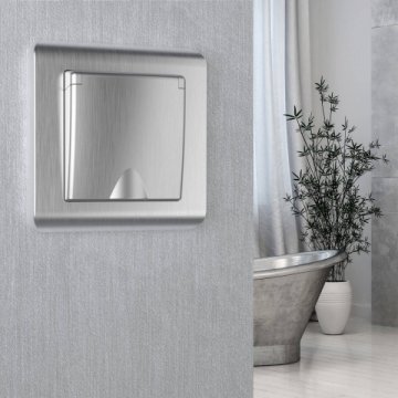 Рамка на 1 пост Werkel Stream серебряный W0012106 4690389162152