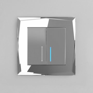 Рамка на 1 пост Werkel Diamant зеркальный W0011220 4690389158803