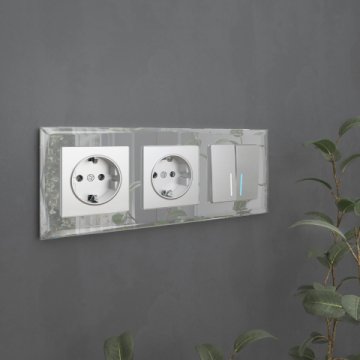 Рамка на 3 поста Werkel Diamant зеркальный W0031220 4690389158834