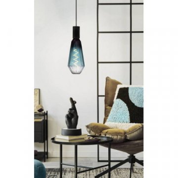 Лампа светодиодная диммируемая Eglo E27 4W 2000К синяя 110235