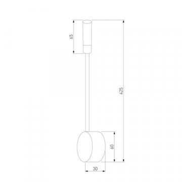 Бра Elektrostandard Bard 40117/Led черный a058941