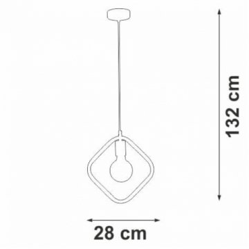 Подвесной светильник Vitaluce V4543-1/1S