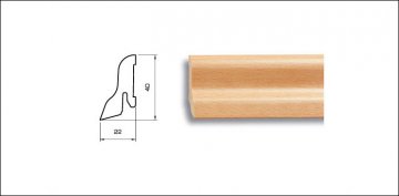 Плинтус Pedross Дуб 70 х 15 х 2500 мм
