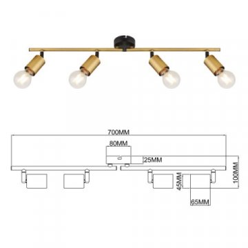 Спот Rivoli Jordana 7038-704 Б0054667