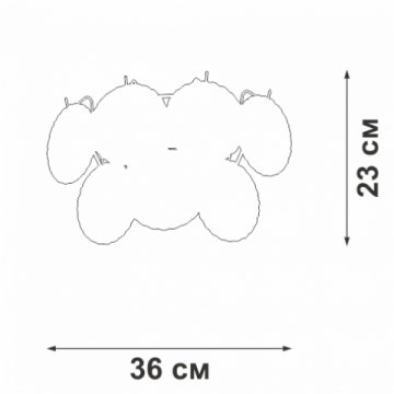 Настенный светильник Vitaluce V5295-8/2A