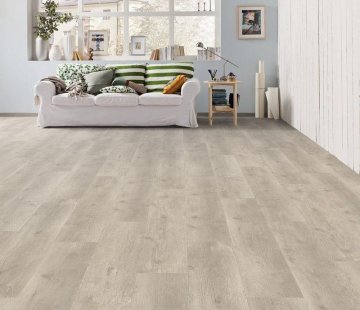 Ламинат Haro Tritty 200 Aqua Gran Via 4V 541578 Дуб Бергамо ceребристо-серый