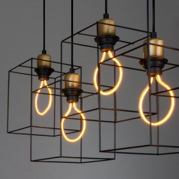 Лампа светодиодная филаментная Elektrostandard E27 4W 2400K прозрачная a043991