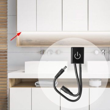 Выключатель бесконтактный Apeyron с ИК-датчиком 12/24V 04-07