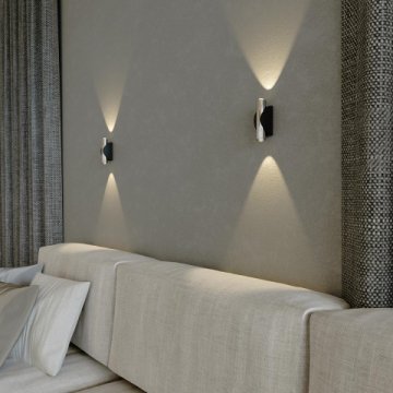 Настенный светодиодный светильник Elektrostandard Steel 40109/LED чёрный/сталь a055629