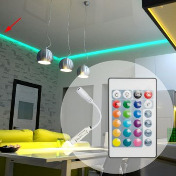 Мини-контроллер RGB OGM с пультом 12/24V C4-15