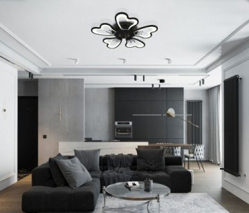 Потолочная светодиодная люстра Natali Kovaltseva Innovation Style 83030 Black