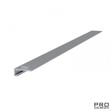 Микроплинтус Mini 7067 (не анадированный) Pro Design 6,15 мм х 15,5 мм х 2700 мм
