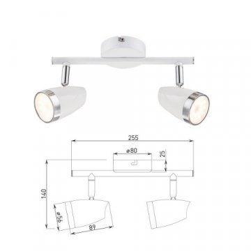 Спот Rivoli Kelly 6155-702 Б0054683