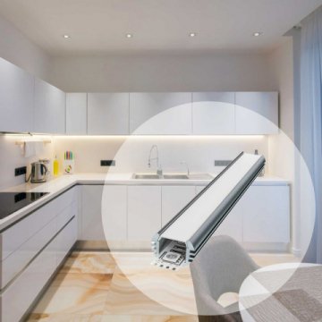 Профиль с рассеивателем Apeyron 08-18