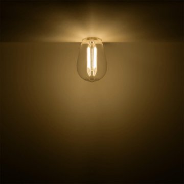 Лампа светодиодная филаментная Gauss E14 4,5W 2700K прозрачная 1141115