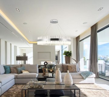 Подвесной светодиодный светильник Natali Kovaltseva Smart Нимбы Innovation Style 83014