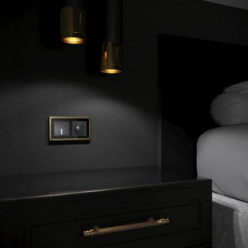 Рамка Werkel Baguette на 2 поста черный/латунь W0022852 4690389185786