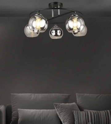 Потолочная люстра Seven Fires Rumo WD3527/5C-BK-CR-CL