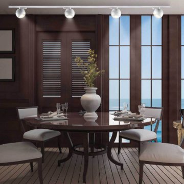 Трековый светодиодный светильник Novotech Port Ball 358353