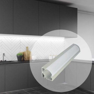 Профиль угловой с рассеивателем Apeyron 08-21