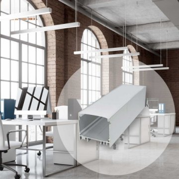 Профиль с рассеивателем Apeyron 08-23