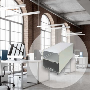 Подвесной профиль с рассеивателем Apeyron 08-28