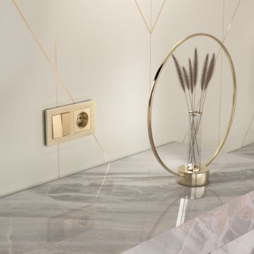 Рамка Werkel Aluminium на 2 поста шампань алюминий W0021711 4690389158148