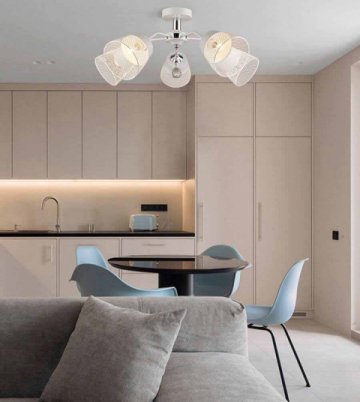 Потолочная люстра Seven Fires Donetella WD3518/5C-WT-CR-WT