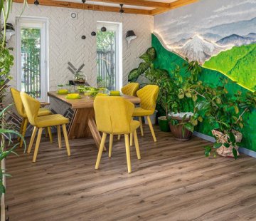 Клеевой виниловый пол Vinilam Glue 8838 Дуб Дамп