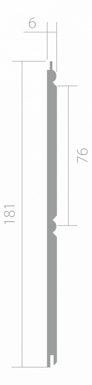 Панель Ultrawood арт. Wain 0002 (813 х 181 х 6) (6 шт/упак)