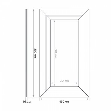 Стеновая панель DIY набор, арт. SET 018-8045 (800 х 450 х 16мм.)