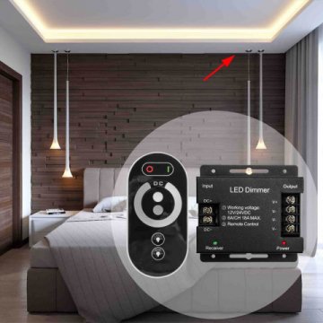 Диммер Apeyron с пультом 12/24V 04-31