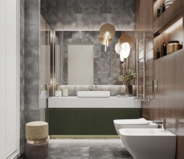 Виниловая SPC плитка CronaFloor Stone BD-1790-10 Торнадо дымчатый