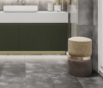 Виниловая SPC плитка CronaFloor Stone BD-1790-10 Торнадо дымчатый