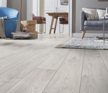 Ламинат Kronotex Exquisit D 3223 Дуб Атлас белый