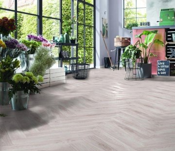 Ламинат Kronotex Herringbone D 3516 Дуб Бордо