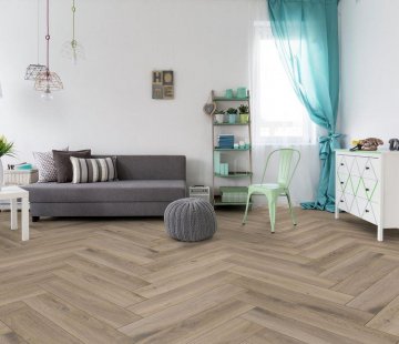 Ламинат Kronotex Herringbone D 3766 Дуб Мец
