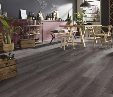 Ламинат Kronotex Exquisit D 6017 Дуб Кашмир чёрный