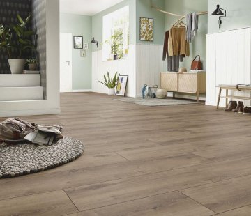 Ламинат Kronotex Exquisit Plus D 6019 Дуб Кашмир коричневый