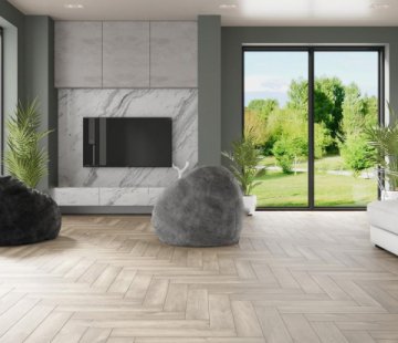 Клеевой виниловый пол Alpine Floor Parquet LVT ECO 16-5 Дуб натуральный отбеленный