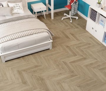 Замковый виниловый пол Alpine Floor Chevron Alpine ECO 18-2 Дуб Ваниль селект