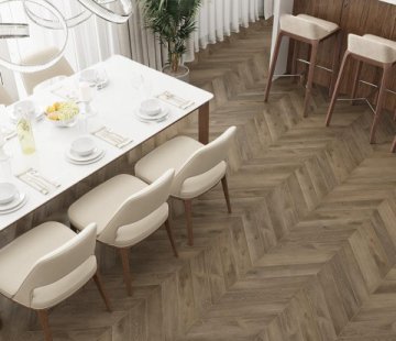 Замковый виниловый пол Alpine Floor Chevron Alpine ECO 18-4 Дуб наcыщенный