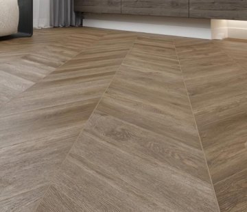 Замковый виниловый пол Alpine Floor Chevron Alpine ECO 18-5 Макадамия