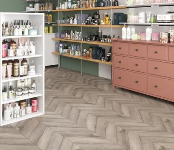 Замковый виниловый пол Alpine Floor Chevron Alpine ECO 18-8 Дуб Исида