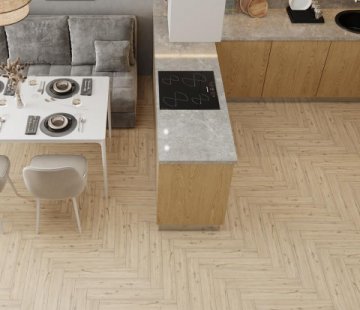 Ламинат Alpine Floor Herringbone LF102-01 Дуб Лион